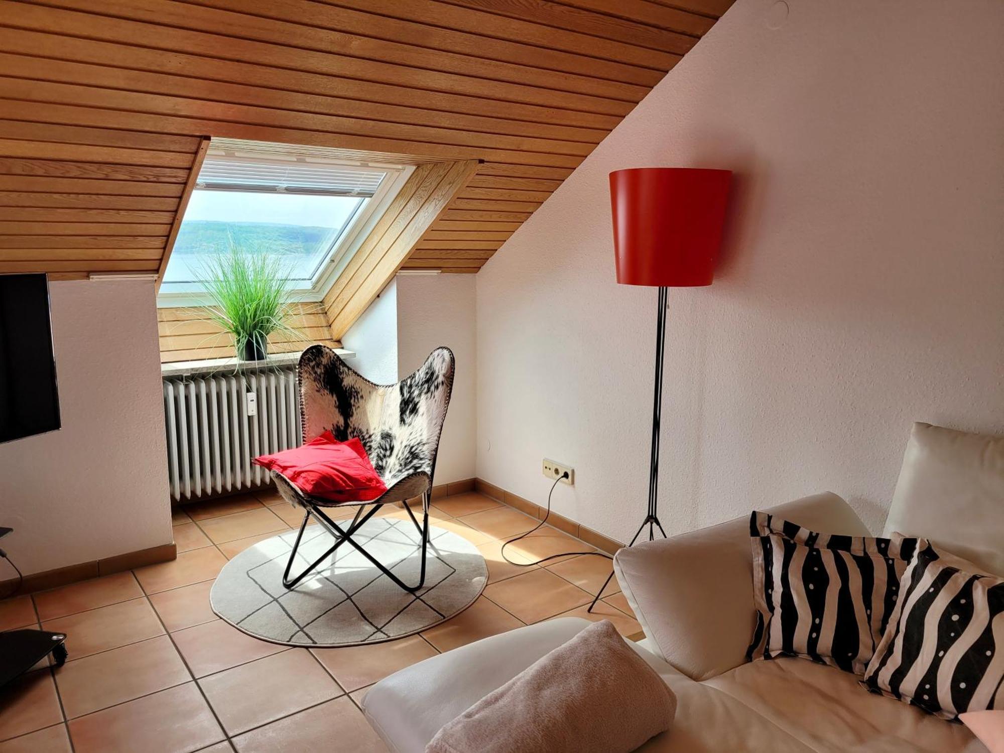 Ferienwohnung Mit Seeblick Und Dachterrasse In Ueberlingen Exteriör bild
