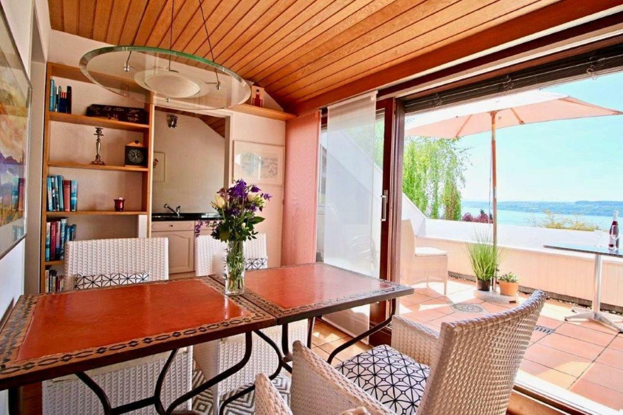 Ferienwohnung Mit Seeblick Und Dachterrasse In Ueberlingen Exteriör bild