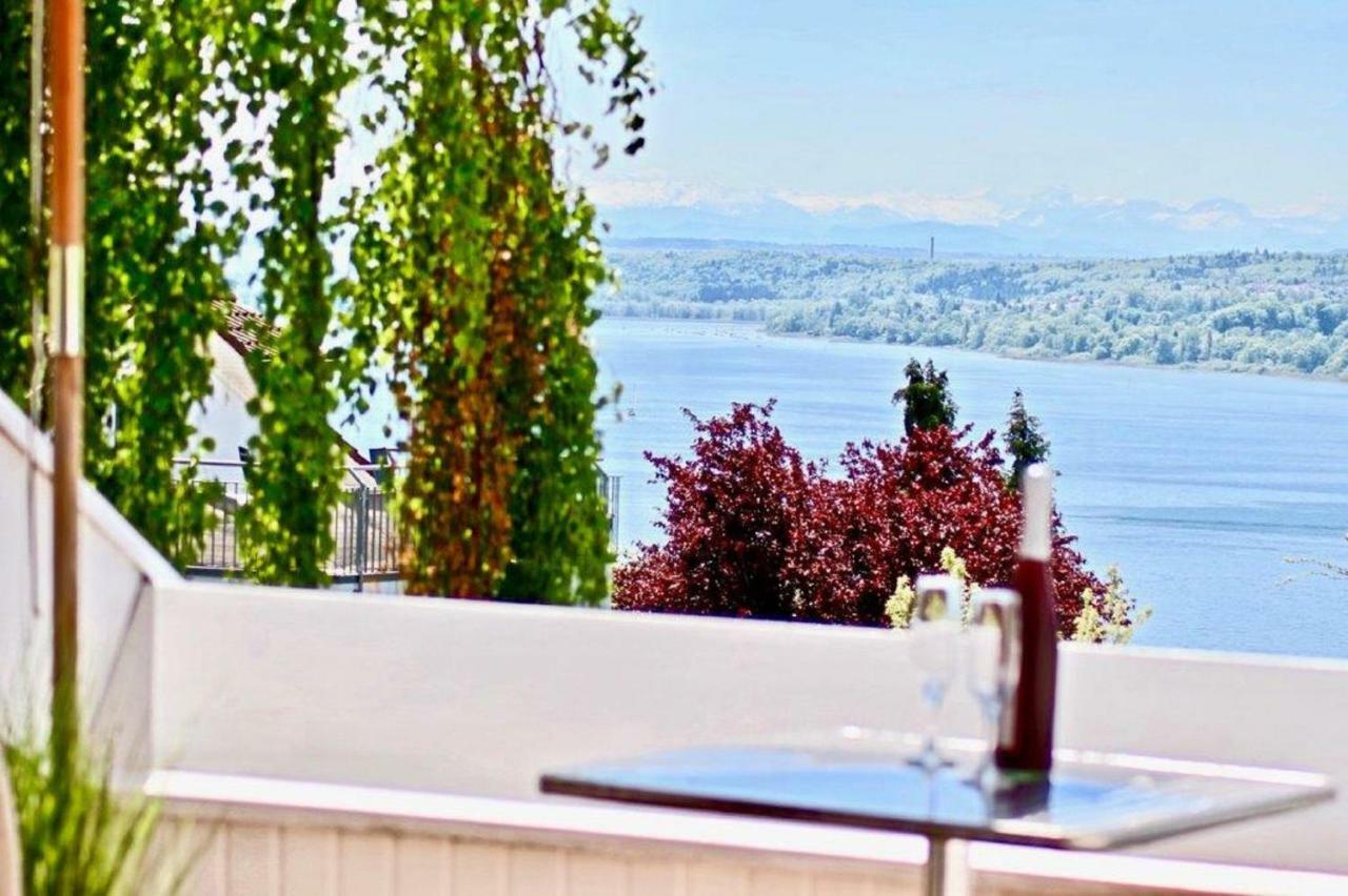 Ferienwohnung Mit Seeblick Und Dachterrasse In Ueberlingen Exteriör bild