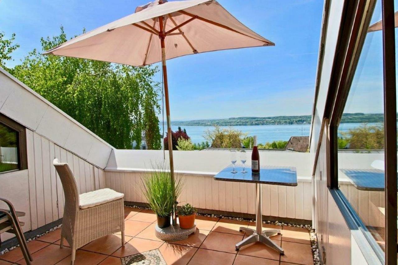 Ferienwohnung Mit Seeblick Und Dachterrasse In Ueberlingen Exteriör bild